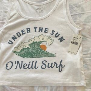 O'Neill Kids White 'Under the Sun' Surf Tank Top